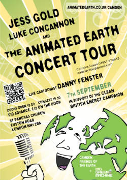 Animated Earth Concert, St Pancras church