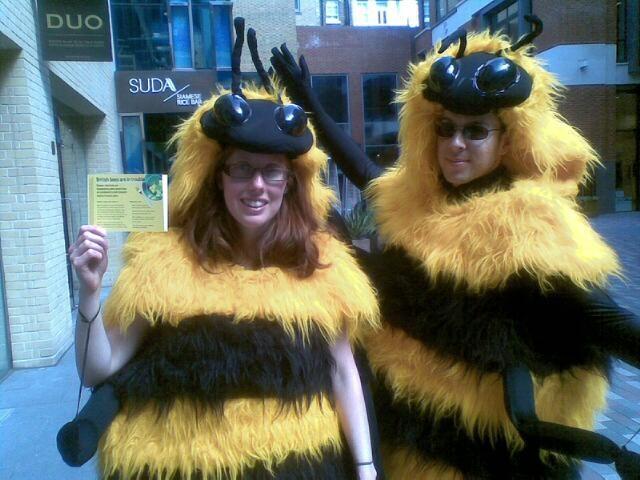 Busy bees campaigning in Covent Garden