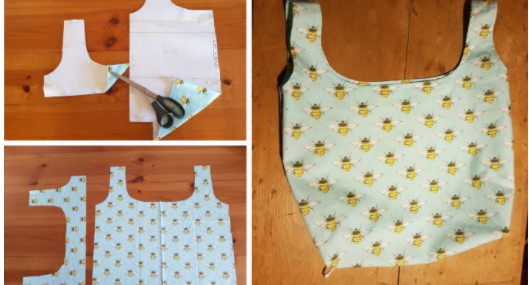 Steps to make a reuable shopping bag